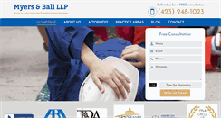 Desktop Screenshot of myersandball.com